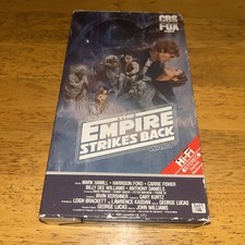 Star Wars: The Empire Strikes Back VHS, 1984 Red Label Hi-Fi RARE EDITION