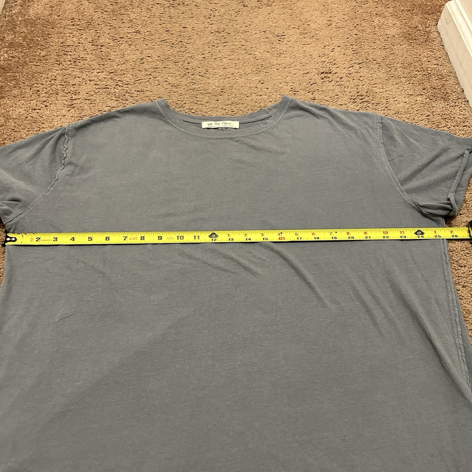 We The Free Oversized Basic Tee Size Medium Grayi… - image 4