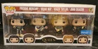Funko Pop! Rocks Queen Freddie Brian Roger John 4 Pack Walmart Exclusive In Case