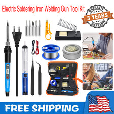 80W Electric Soldering Iron Welding Gun Tool Kit Solder Wire Desoldering Pump