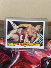 1985 Topps WWF #44 Paul Wants it All Mr Wonderful Paul Orndorff wrestling card