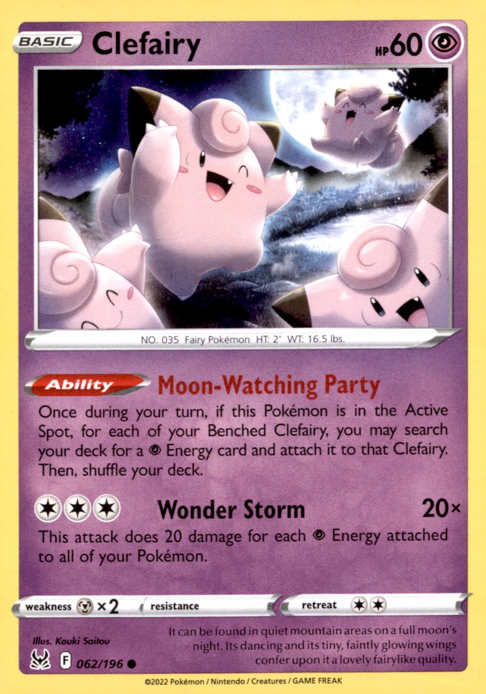 SWSH11: Lost Origin #062/196 Clefairy