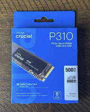 New Crucial P310 500GB SSD PCIe Gen4 NVMe M.2...