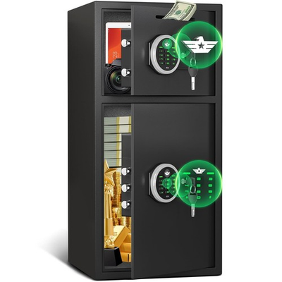 #ad 6.0 Cub Extra Large Home Safe Box with Fireproof Waterproof Bag with Drop Slot $179.99