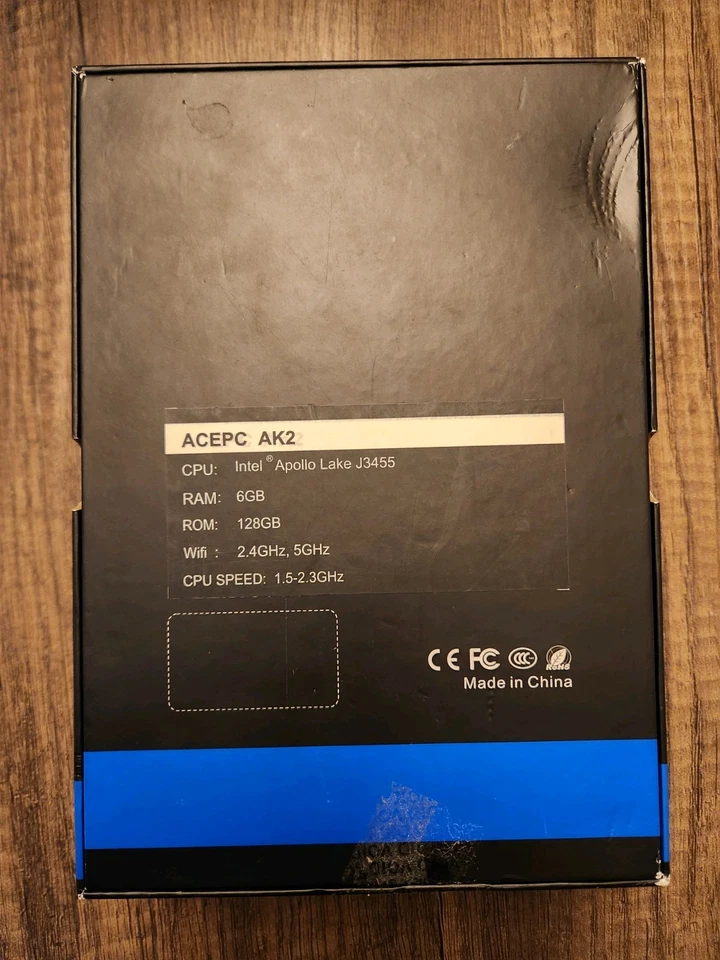ACEPC AK2 Mini PC Intel Apollo Lake J3455 w/ Windows 10 Pro - Image 2 of 4