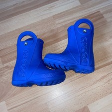 Gummistiefel CROCS Gr. C9 25-26 Blau TOP Stiefel Regenstiefel ☔️