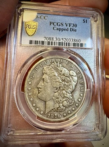 1879-CC Morgan Dollar PCGS VF-30 ~ Freshly Graded VAM 3 Capped Die Variety!