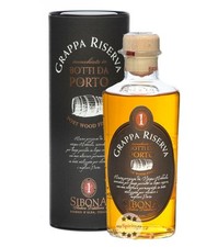 Sibona Grappa Riserva Botti da Porto / 40 % Vol. / 0,5 Liter-Flasche in GP