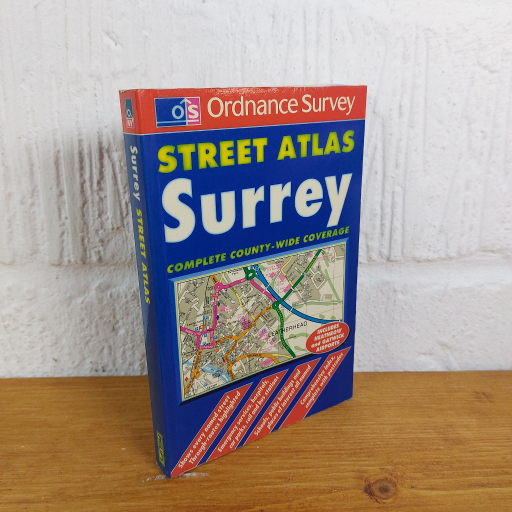 Os / Philip's Street Atlas: Surrey — Ordnance Survey