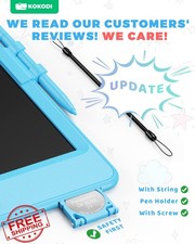 KOKODI LCD Writing Tablet 8.5 Inch Doodle Board Drawing Pad Kids Blue