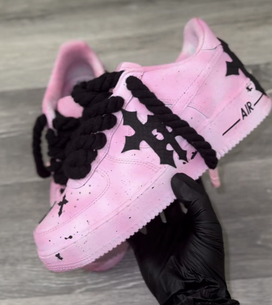 Footwear Chrome Hearts Air Force Custom Air Force Unisex Chrome