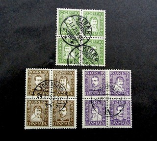 nystamps Denmark Stamp # 167A//175A Used €200 Y22y2006