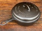 Griswold Cast Iron #8 Chicken Fryer w/ Matching High Dome Skillet Lid