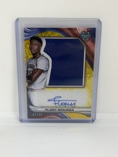 2024-25 Bowman University Best Jumbo Relic Yellow Flory Bidunga Patch Auto /75