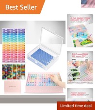 Diamond Art Organizer with 45 Compartments - Spill-Proof Design  Secure Storage