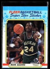 1988-89 Fleer All Star Stickers - 6 card lot #CBA - SOLID GRADE - FREE SHIP
