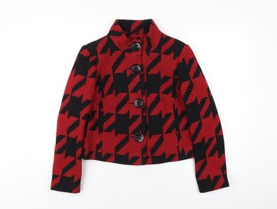 Rote Damenjacke UK-Größe 10 von Marks and Spencer