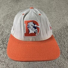 Denver Broncos Hat Cap Snap Back Mens Orange Tan NFL Football Throwback Retro