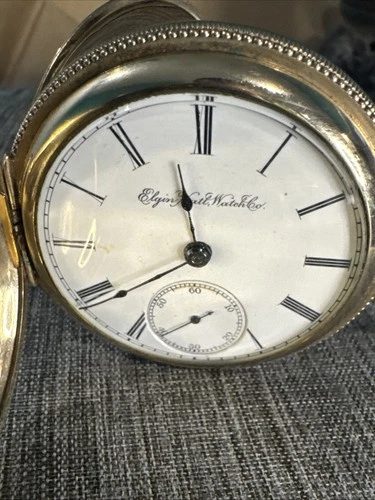 RARE ANTIQUE ELGIN POCKET WATCH HUNTING CASE