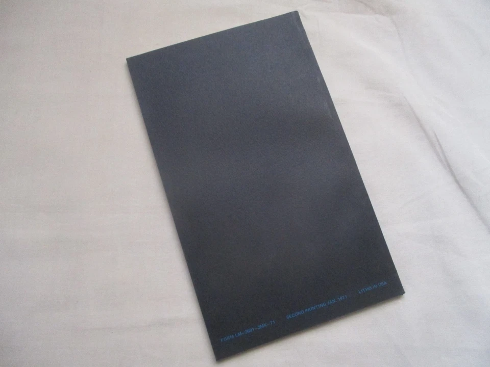 Lincoln Continental Mark III 1971 71 registrado manual del propietario excelente Foto 2 de 3