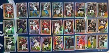 2025 Topps Chrome Football Refractor Insert Lot of 54