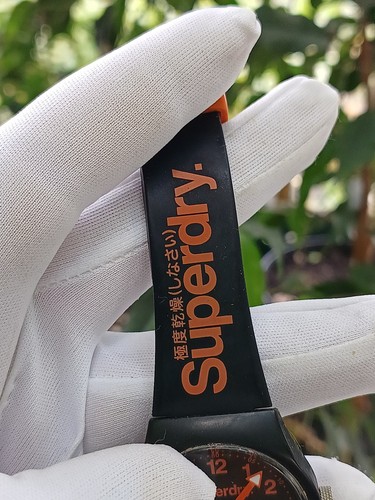 Superdry Mens Watch SYG164B Black & Orange Working - Picture 3 of 5