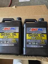Amsoil Diesel Oil Signature Series 15w-40 2 Gallons 100 Synthetic