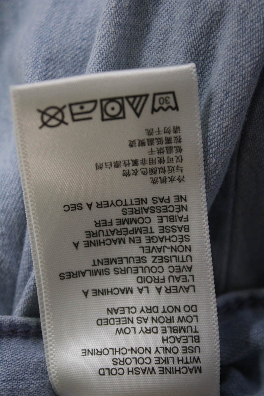 BDG Womens Button Front Drawstring Collared Cropp… - image 5