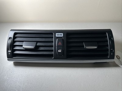 07-14 OEM BMW E70 E71 X5 X6 X5M X6M Dash Center AC Air Vent Grille Hazard Black