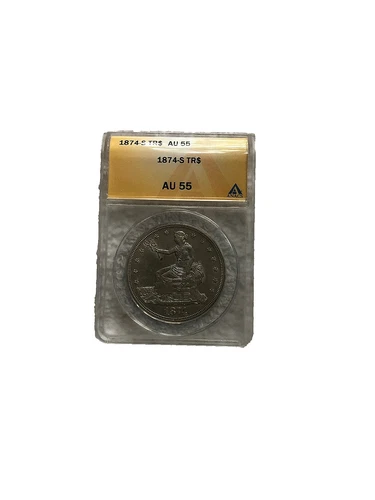 1874-P Trade Dollar — photo from the most recent tracked eBay sale