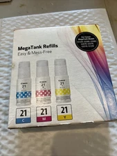 BRAND NEW Canon 21/67ml Yellow Cyan Magenta MegaTank Ink Refill