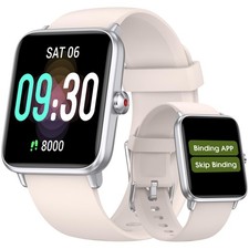 Pedometer Watch Senior Friendly No App/Phone Required, Waterproof Fitness Tra...