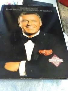 1991-frank sinatra diamond jubilee tour-program ith tickets : )