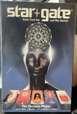 SEALED NEW Star+Gate The Decision Maker Basic Card Set & Sky Spread Game 1984