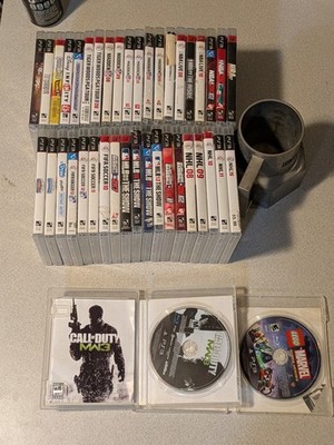 Lot Of 41 PS3 Games: COD, Madden, FIFA, NHL, Guitar Hero, MLB, NBA, Skylanders