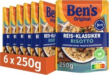 BEN'S ORIGINAL&trade; Fertiggericht Risotto mit H&uuml;hnchen & Pilze (6 x 250g)