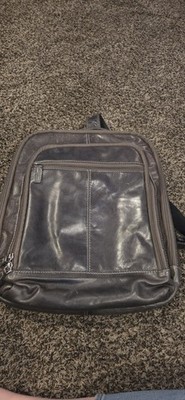 Jack Georges Genuine Leather Voyager Backpack Brown