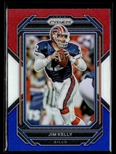 2022 Panini Prizm Football Red White & Blue #37 Jim Kelly