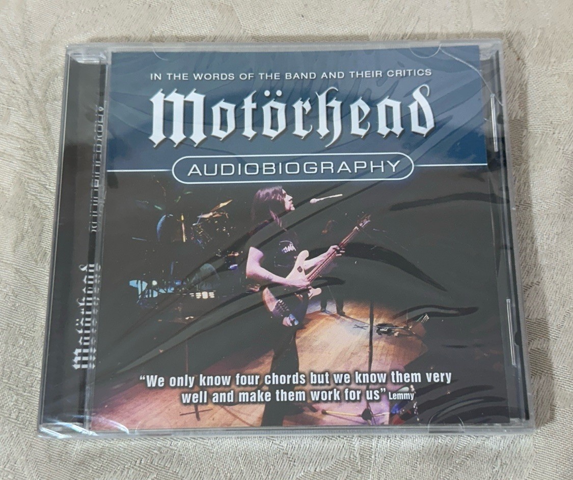 Motörhead – Audiobiography CD Motorhead - Lemmy (2003) - NEW / Sealed