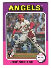 2024 Topps Heritage #671 JOSE SORIANO Los Angeles Angels RC