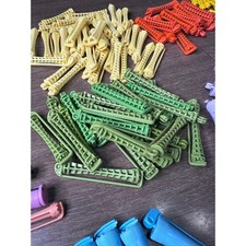 Bulk Lot Vintage Professional Hair Perm Rods Cold Wave Curlers Multi Color Sizes
