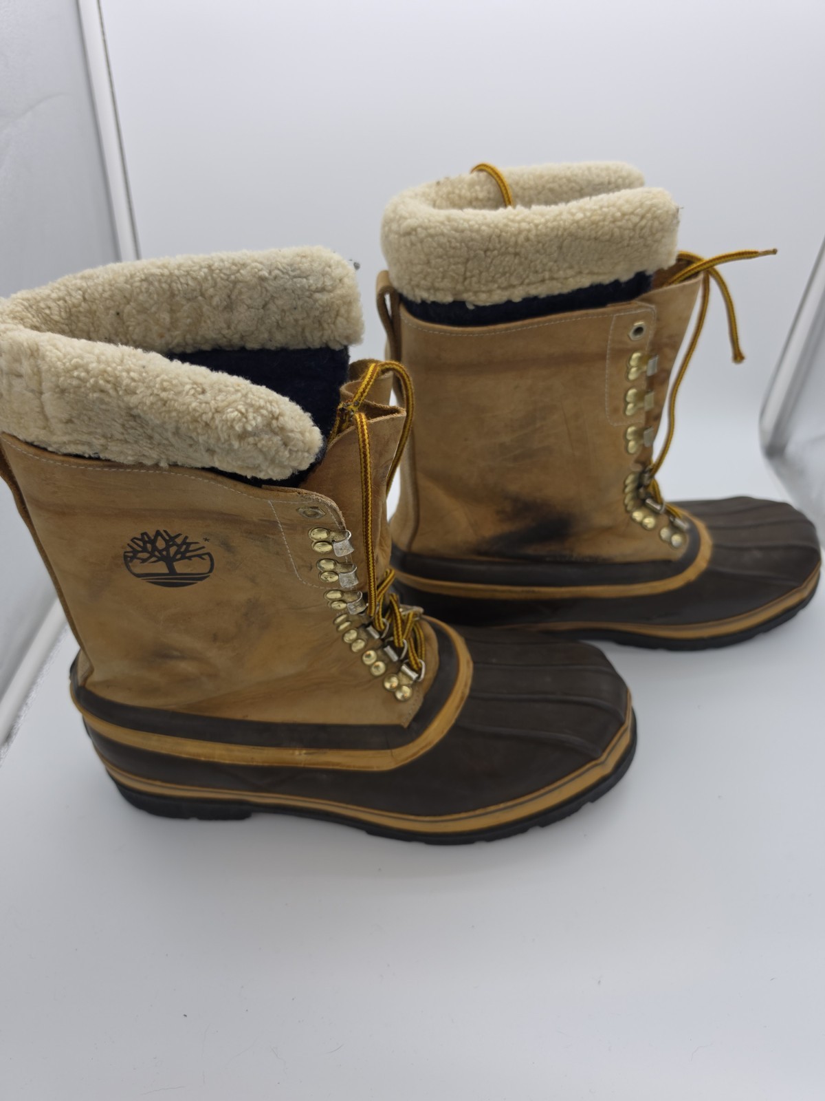 Vintage TIMBERLAND 1980s Rare Mens  Insulated Snow Boots  Size Size 11 RARE