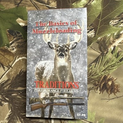 The Basics Of Muzzleloading TRADITIONS Performance Firearms 2000 VHS New Sealed