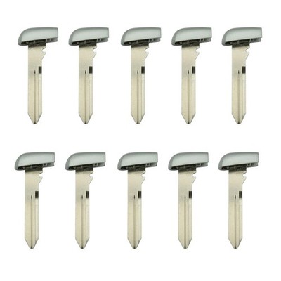 New Remote Fobik Emergency Key Blade Insert Replacement for Chrysler (10 Pack)