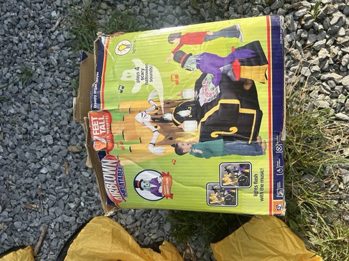 GEMMY 7' FOOT TALL CREEPY ORGAN PLAYER AIRBLOWN INFLATABLE (READ POOR CONDITION - Picture 14 of 17