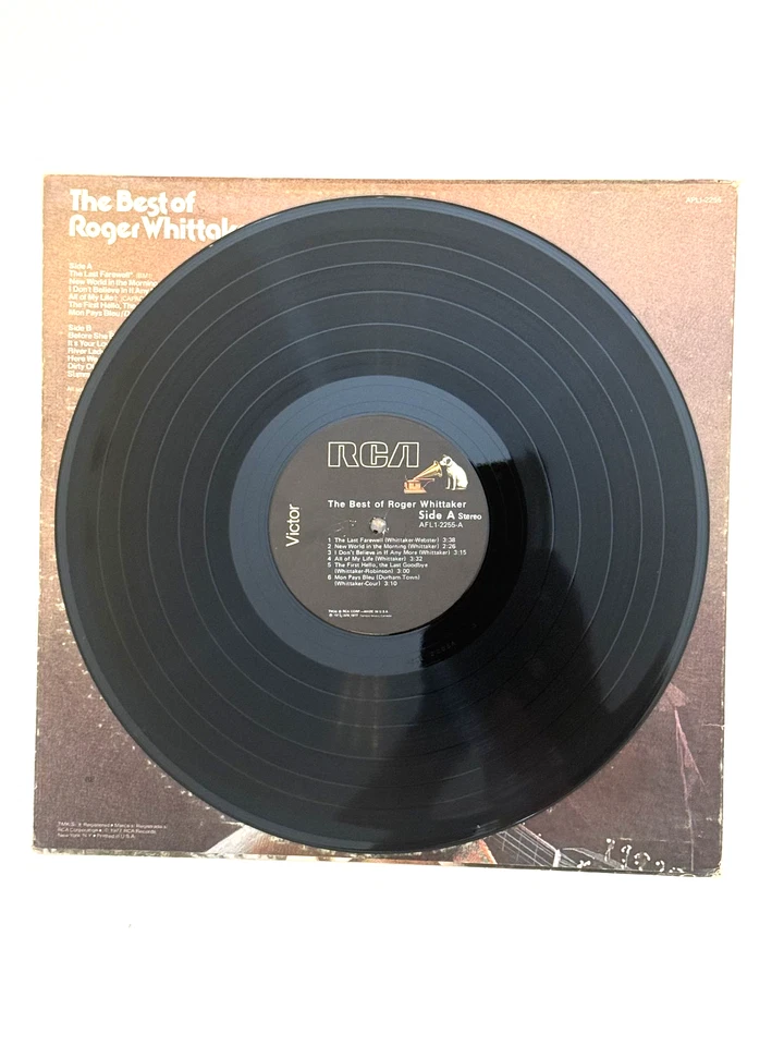 Roger Whittaker The Best Of Roger Whittaker LP 1978 RCA Look at Pics Foto 3 de 4