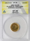 1862-P Liberty Quarter Eagle — photo from another recent sale