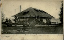 Charlevoix Michigan swimming pool UDB 1906 to FRENCH HAINES Kalamazoo MI PC