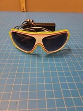 Novelty Light Up Sunglasses Rave Party Costume Eyewear UV Protection Neon Trim