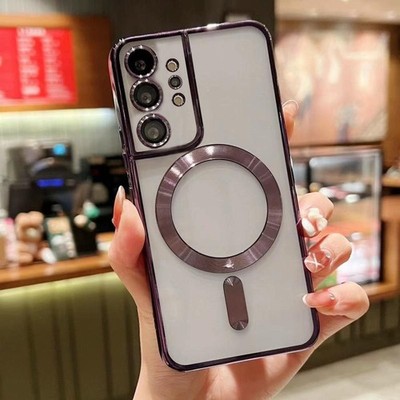 Samsung Galaxy Note10+ Hülle Galvanisch Lila Kompatibel MagSafe